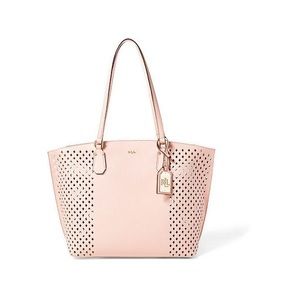 Ralph Lauren Diamond Perforated Tote